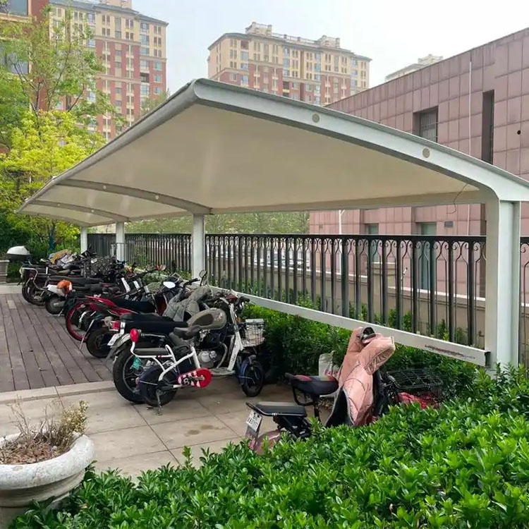 永新县膜结构电动车棚